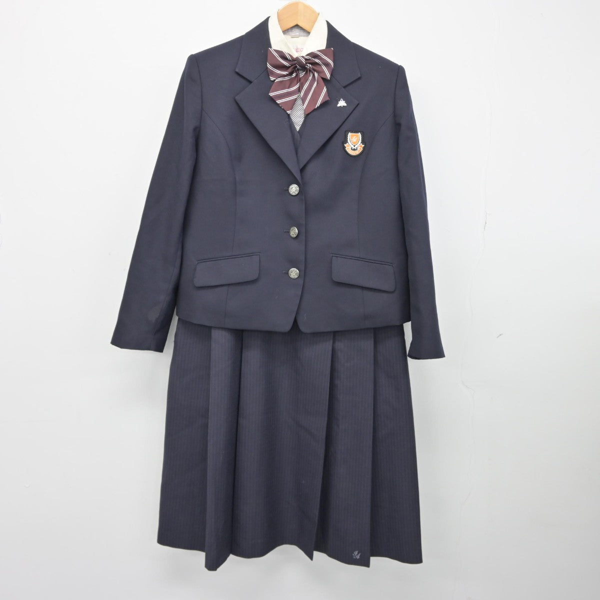 中古】兵庫県 尼崎高等学校 女子制服 4点（ブレザー・ジャンパースカート・シャツ）sf038763 | 中古制服通販パレイド