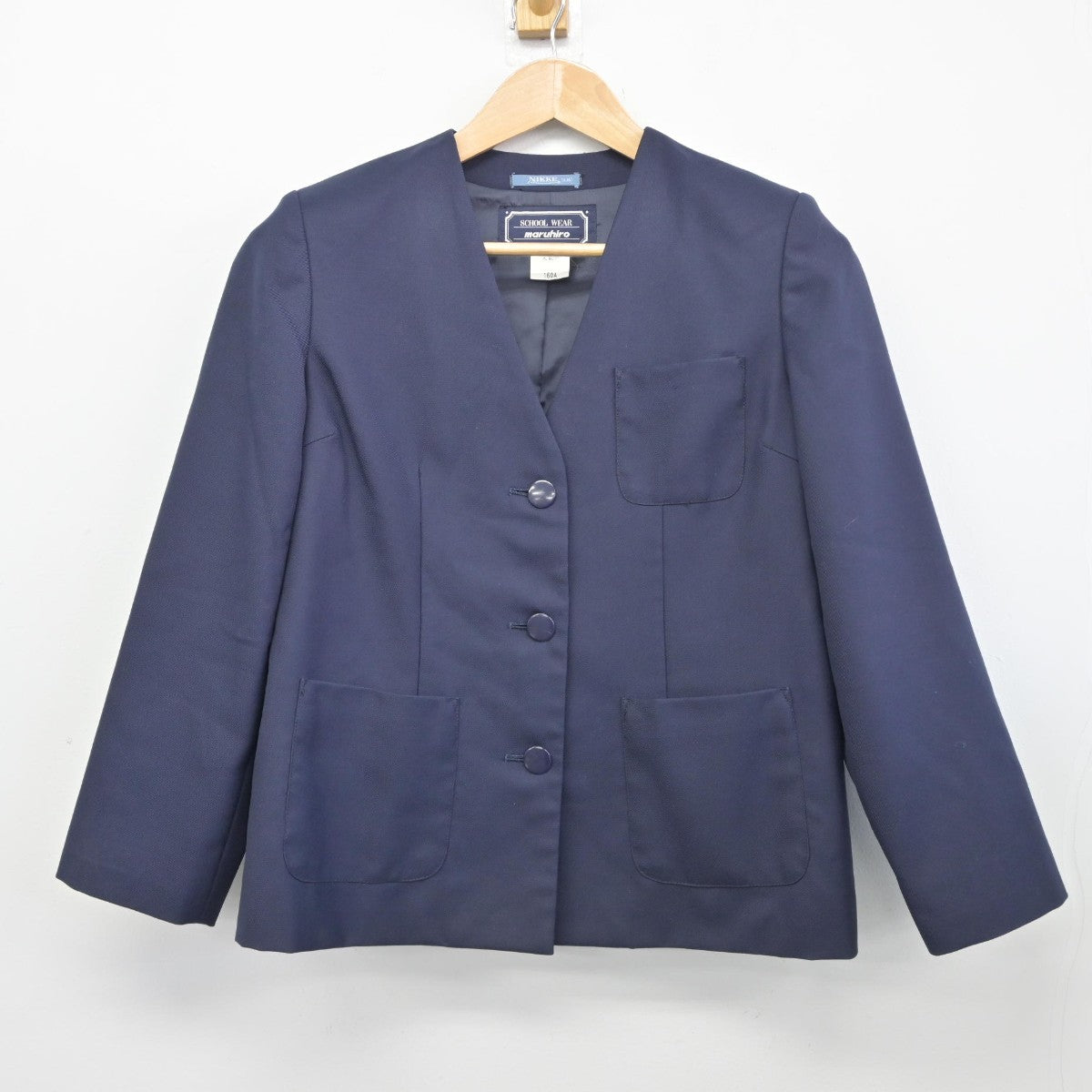 【中古】埼玉県 川越市立大東中学校 女子制服 3点（ブレザー・ベスト）sf038828