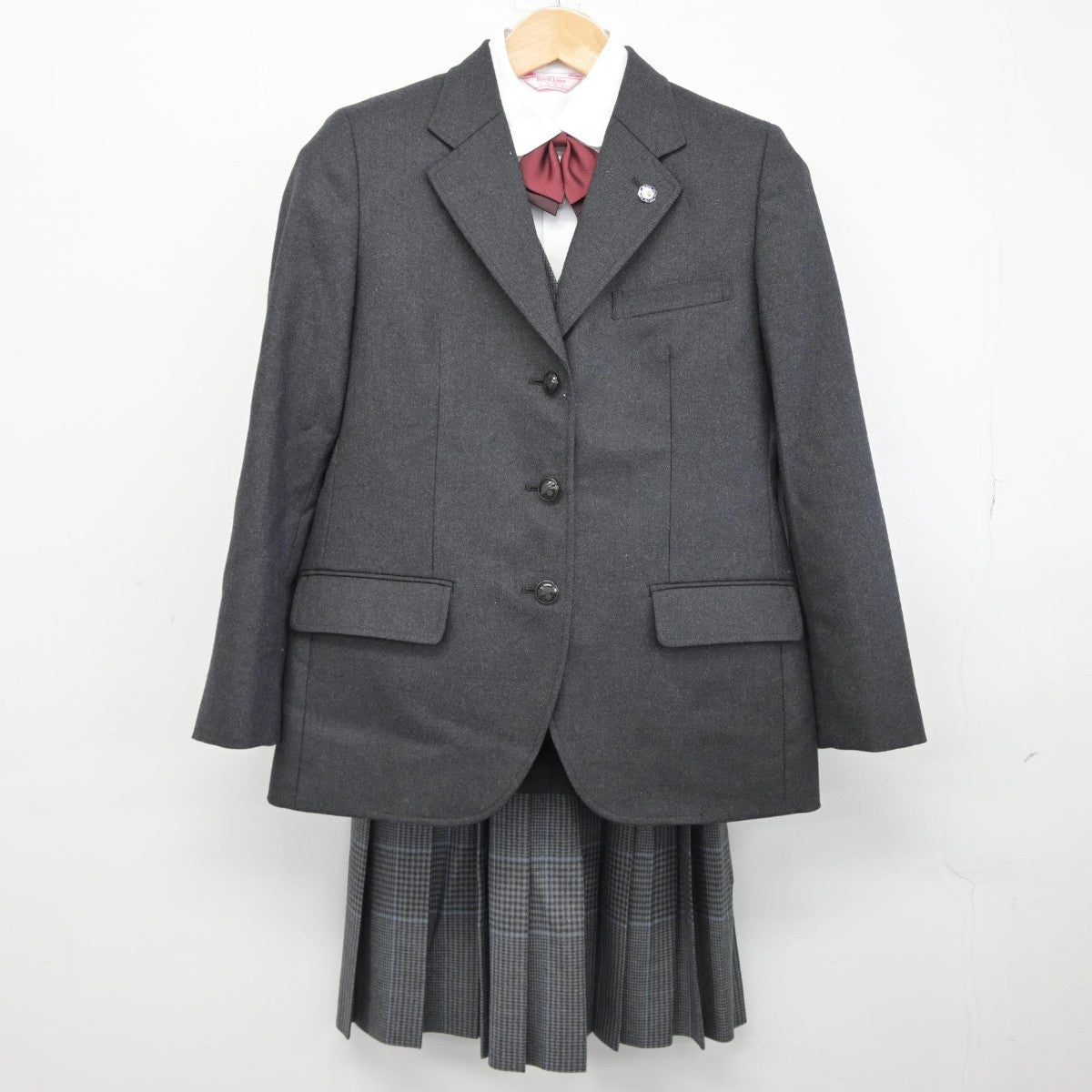 【中古】埼玉県 開智学園 中学･高等学校 女子制服 6点（ブレザー・シャツ・ベスト・スカート）sf039369