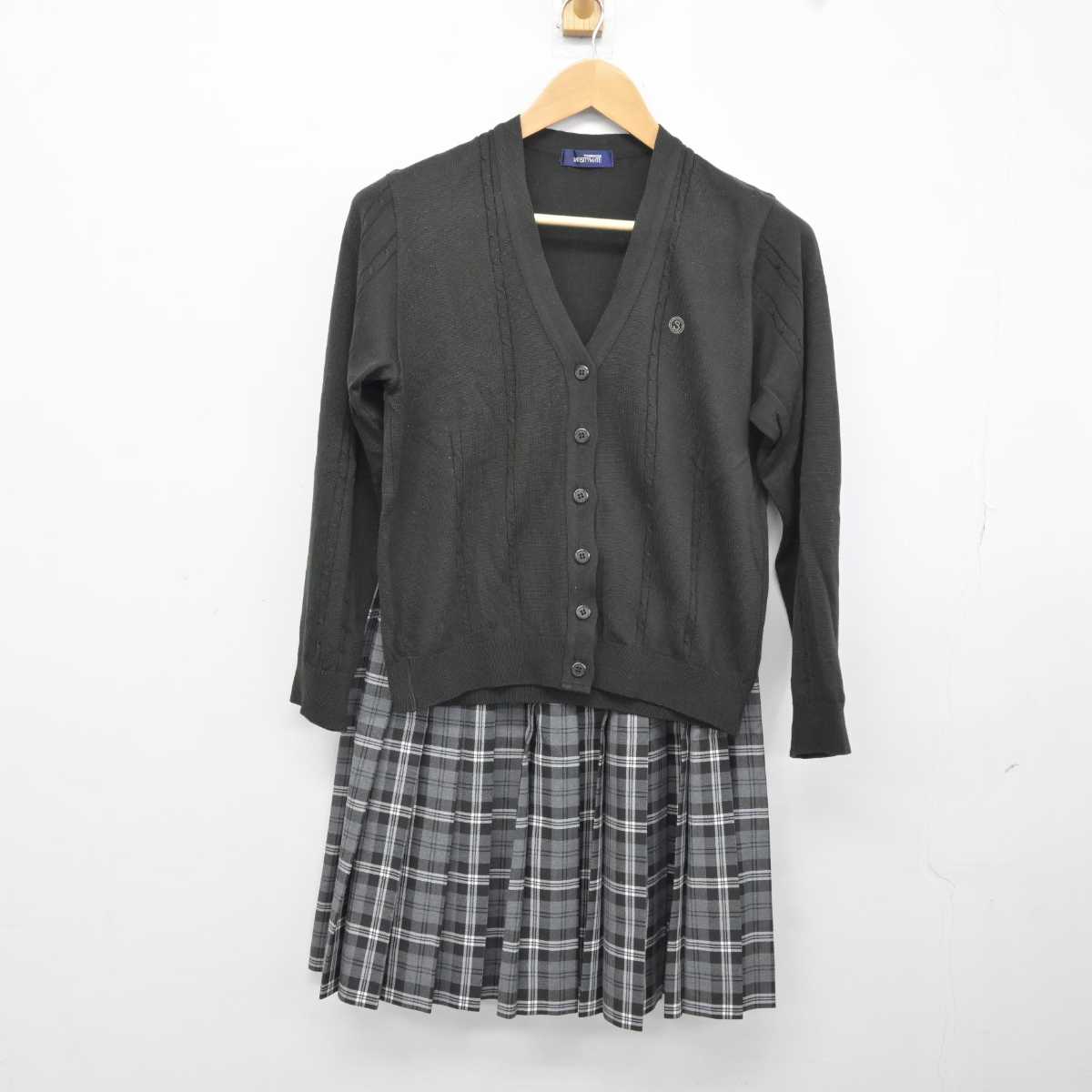 中古】千葉県 八千代松陰高等学校 女子制服 2点（ニット・スカート）sf039843 | 中古制服通販パレイド