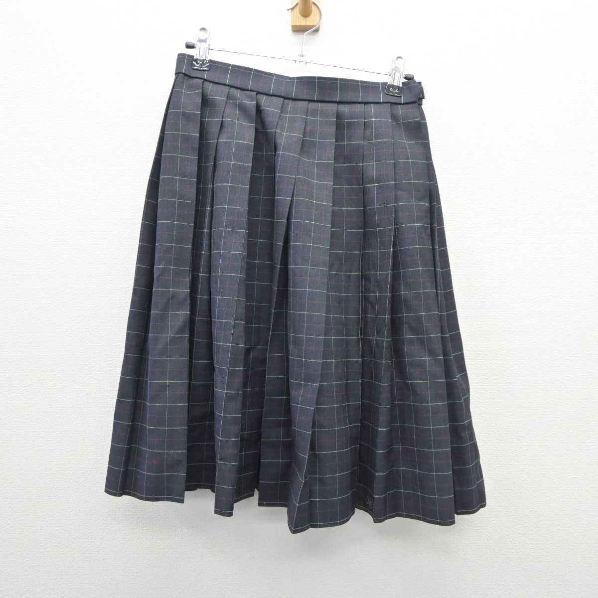 【中古】埼玉県 深谷商業高等学校 女子制服 3点 (ブレザー・スカート) sf035566