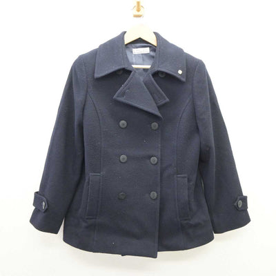 【中古】広島県 比治山女子高等学校 女子制服 2点 (コート) sf035571