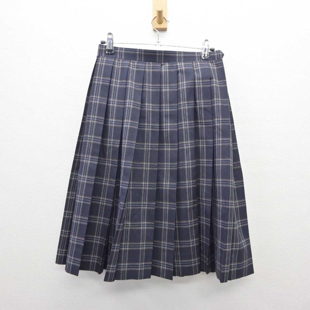 【中古】東京都 志村第四中学校 女子制服 3点 (ブレザー・ニット・スカート) sf035584