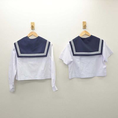 【中古】愛知県 美川中学校 女子制服 3点 (セーラー服・セーラー服・スカート) sf035592