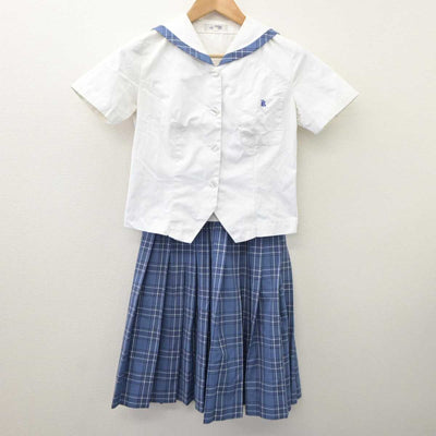 【中古】岡山県 興陽高等学校 女子制服 2点 (シャツ・スカート) sf035597