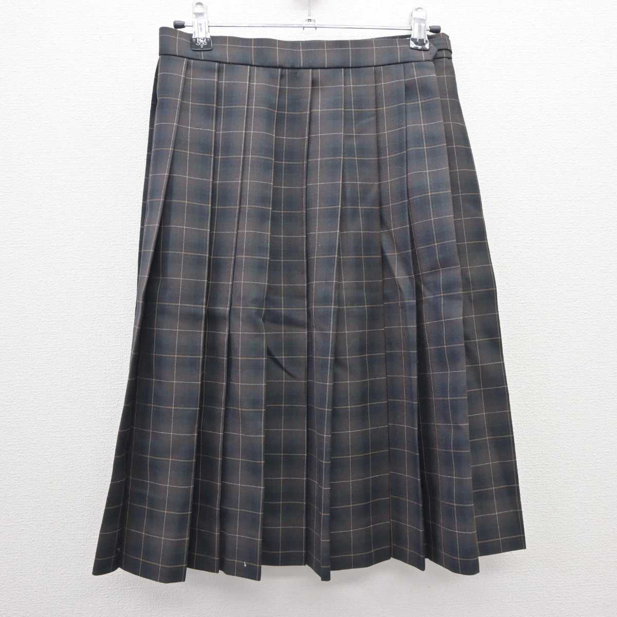 【中古】兵庫県 国際高等学校 女子制服 5点 (ブレザー・ニット・シャツ・スカート) sf035600