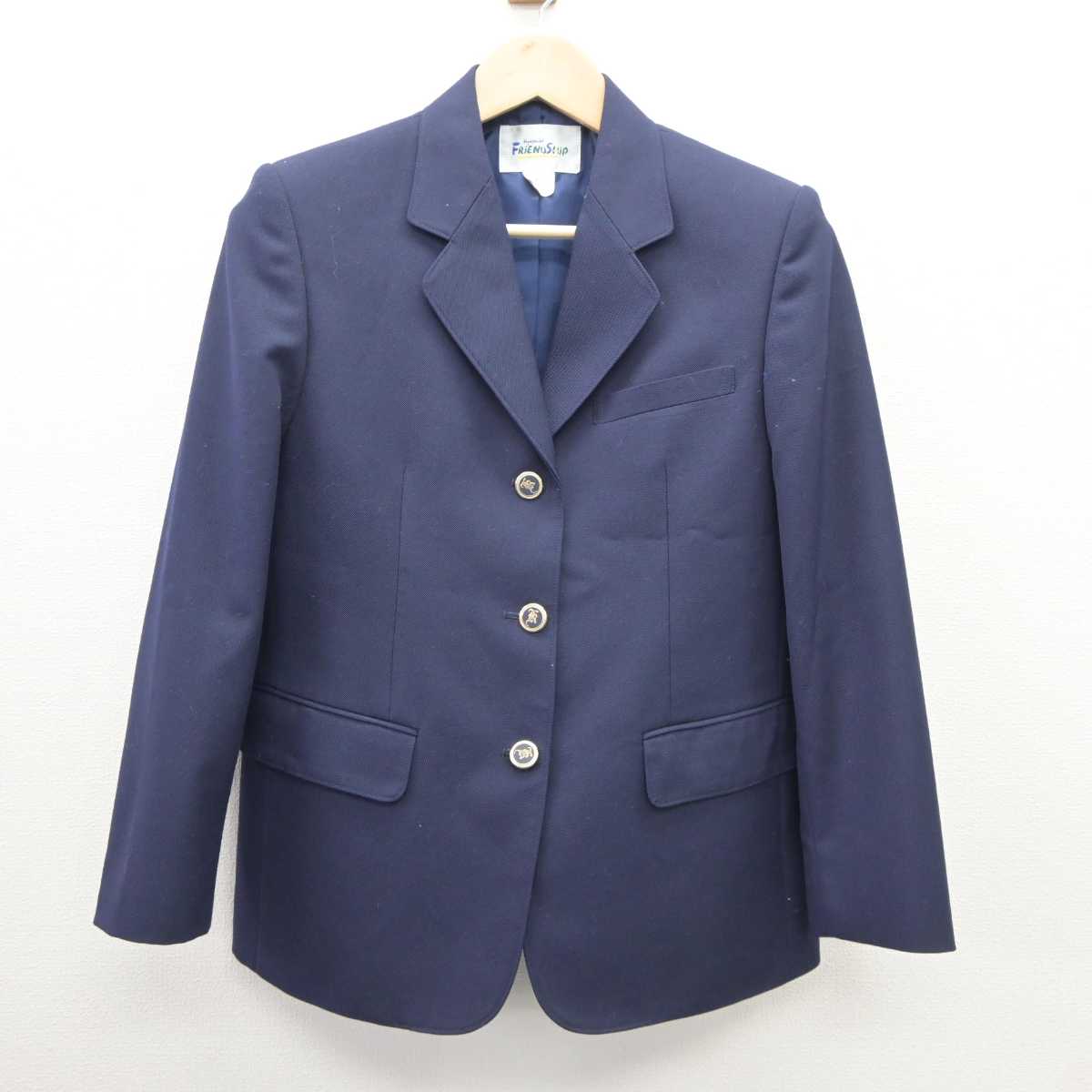 【中古】長野県 川中島中学校  女子制服 3点 (ブレザー・スカート) sf035605