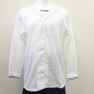 【中古】岡山県 就実高等学校 女子制服 4点 (ブレザー・ベスト・シャツ・スカート) sf035615