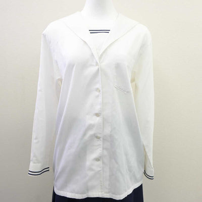 【中古】岡山県 就実高等学校 女子制服 4点 (ブレザー・ベスト・シャツ・スカート) sf035616