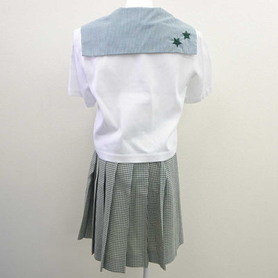 【中古】岡山県 就実高等学校 女子制服 2点 (セーラー服・スカート) sf035621