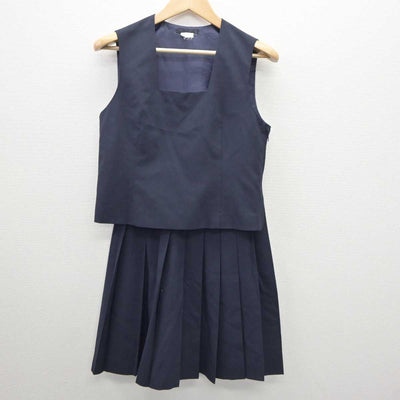 【中古】東京都 東京音楽大学付属高等学校 女子制服 3点 (ベスト・スカート) sf035627