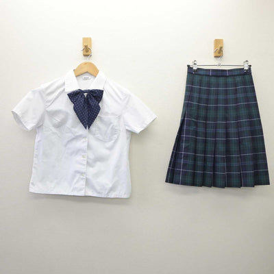 【中古】福岡県 福岡第一高等学校 女子制服 3点 (シャツ・スカート) sf035631