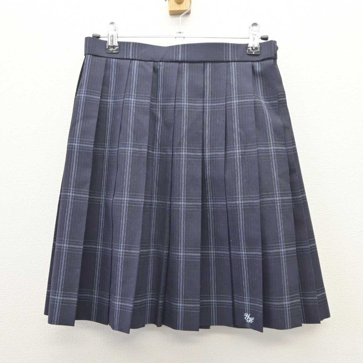 【中古】東京都 雪谷高等学校 女子制服 2点 (スカート) sf035648