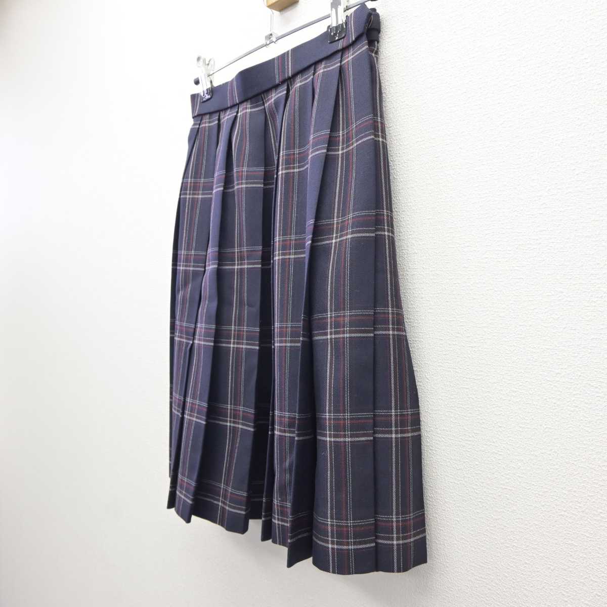 【中古】大阪府 追手門学院大手前中学校高等学校 女子制服 1点 (スカート) sf035663