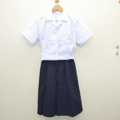 【中古】奈良県 高田高等学校 女子制服 3点 (シャツ・スカート) sf035669