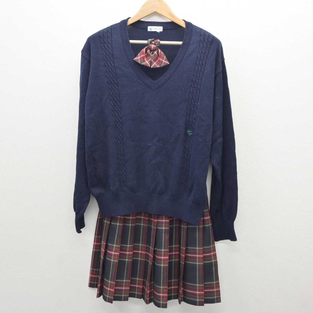 【中古】千葉県 木更津総合高等学校 女子制服 4点 (ブレザー・ニット・スカート) sf035677 | 中古制服通販パレイド