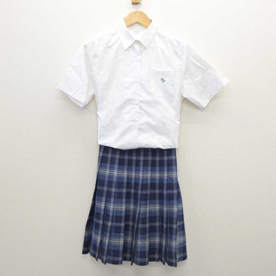 【中古】千葉県 木更津総合高等学校 女子制服 2点 (シャツ・スカート) sf035679