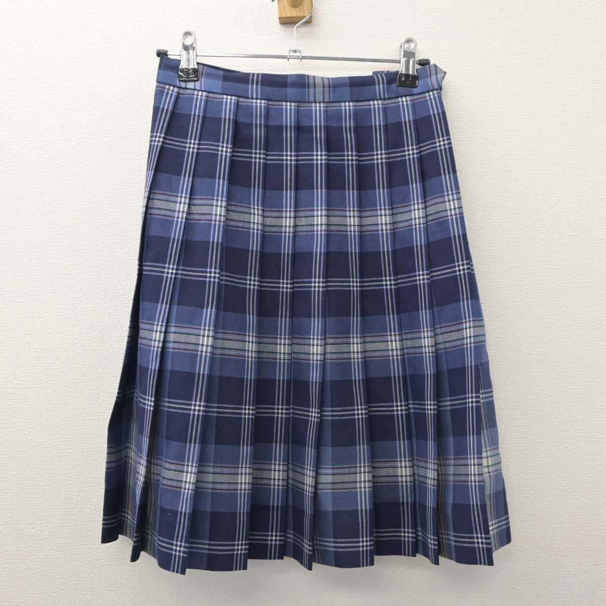 【中古】千葉県 木更津総合高等学校 女子制服 2点 (シャツ・スカート) sf035679