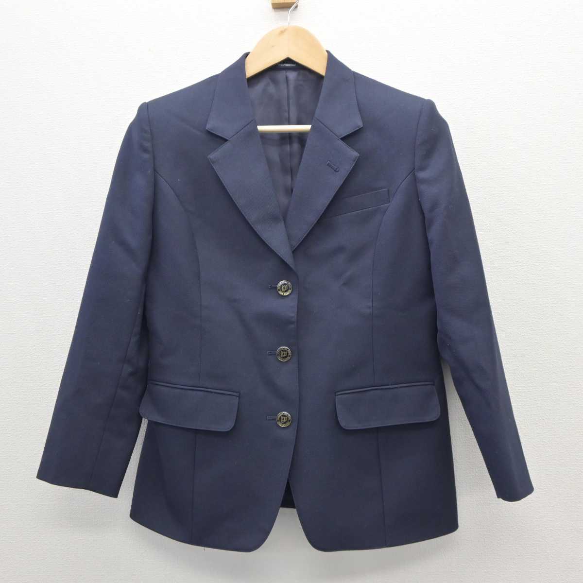 【中古】静岡県 浜松西高等学校 女子制服 2点 (ブレザー・シャツ) sf035683