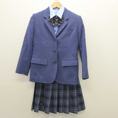 【中古】東京都  桜丘高等学校 女子制服 4点 (ブレザー・シャツ・スカート) sf035695