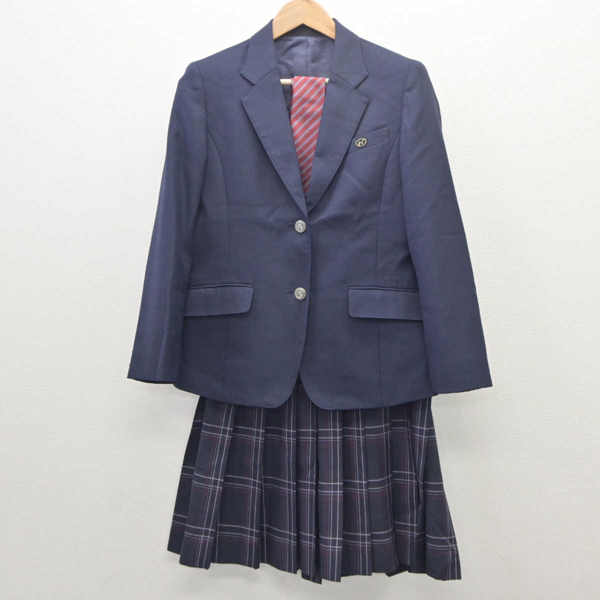 【中古】東京都 練馬高等学校 女子制服 4点 (ブレザー・スカート) sf035701