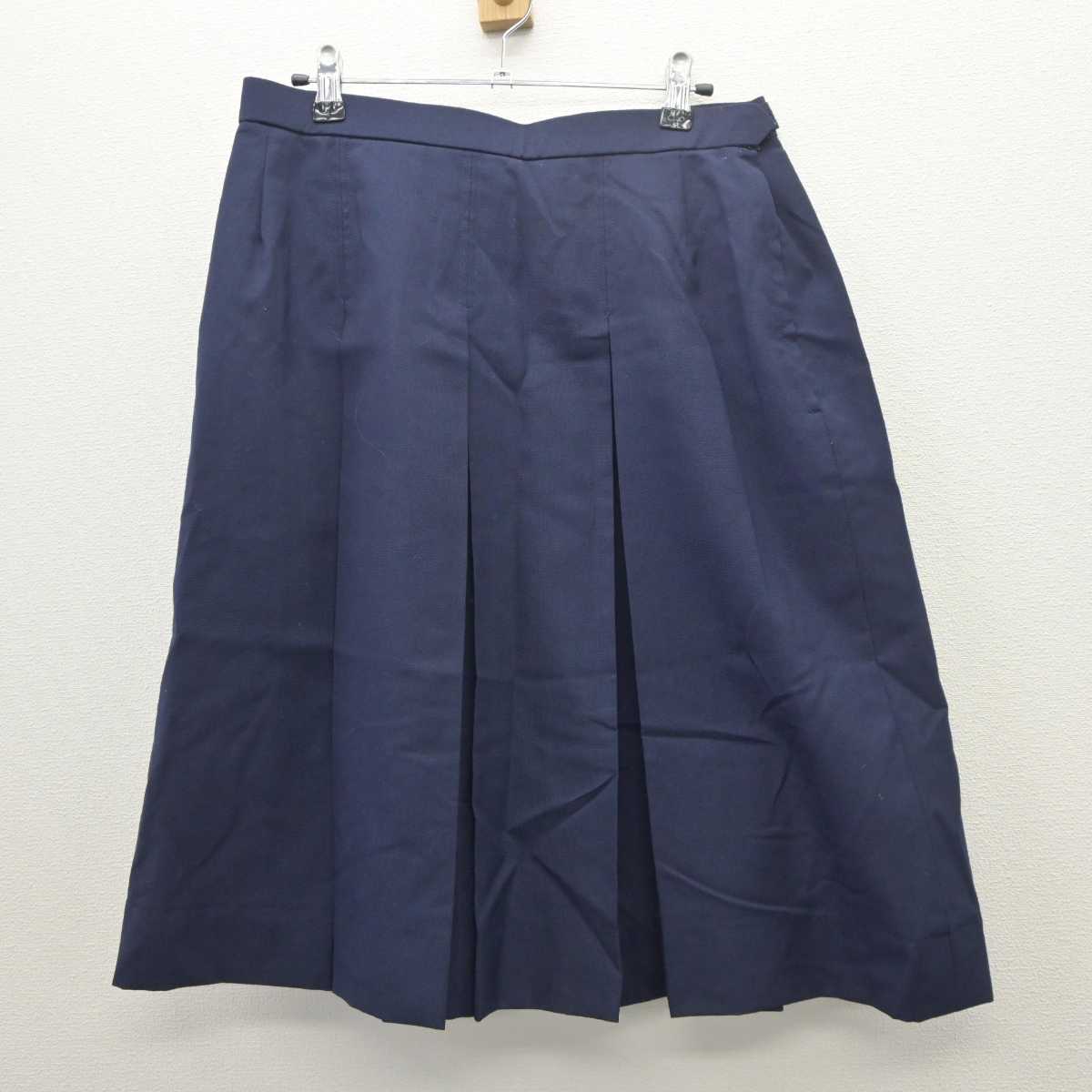 【中古】東京都 武蔵村山第三中学校 女子制服 2点 (ベスト・スカート) sf035704