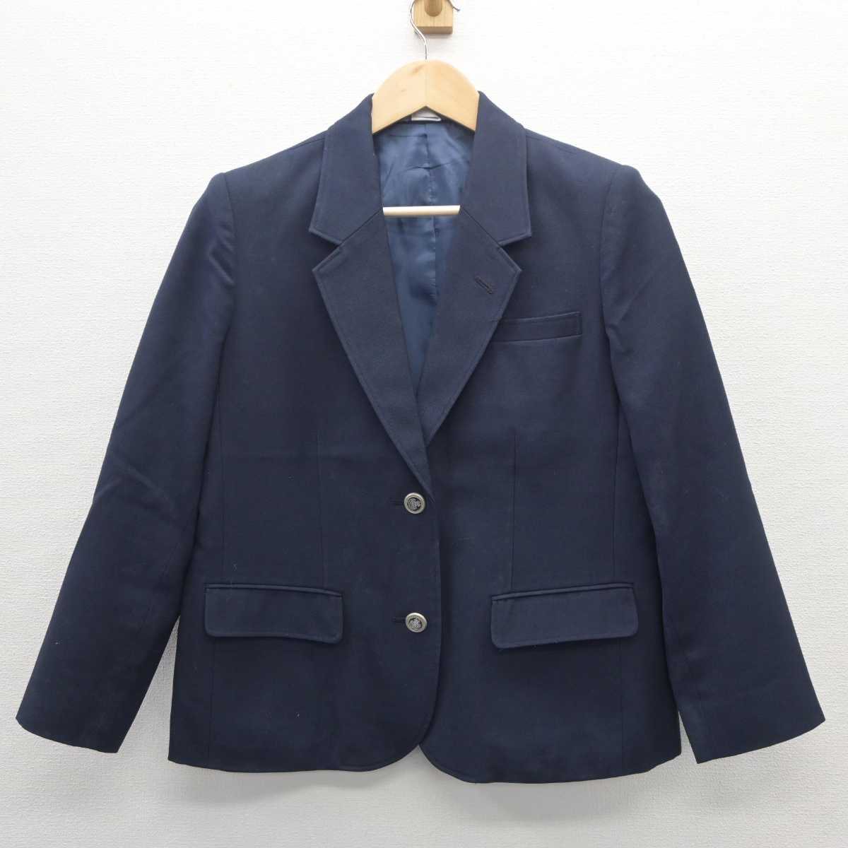 【中古】兵庫県 三田西陵高等学校 女子制服 2点 (ブレザー・ニット) sf035708