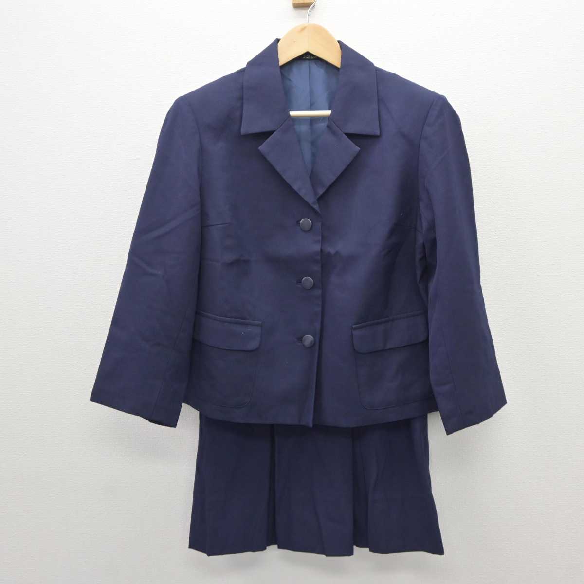 【中古】宮城県 宮城学院高等学校 女子制服 2点 (ブレザー・スカート) sf035711