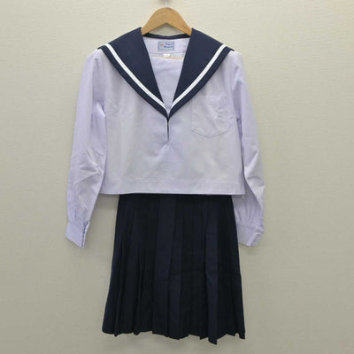 【中古】愛知県 刈谷北高等学校 女子制服 2点 (セーラー服・スカート) sf035729