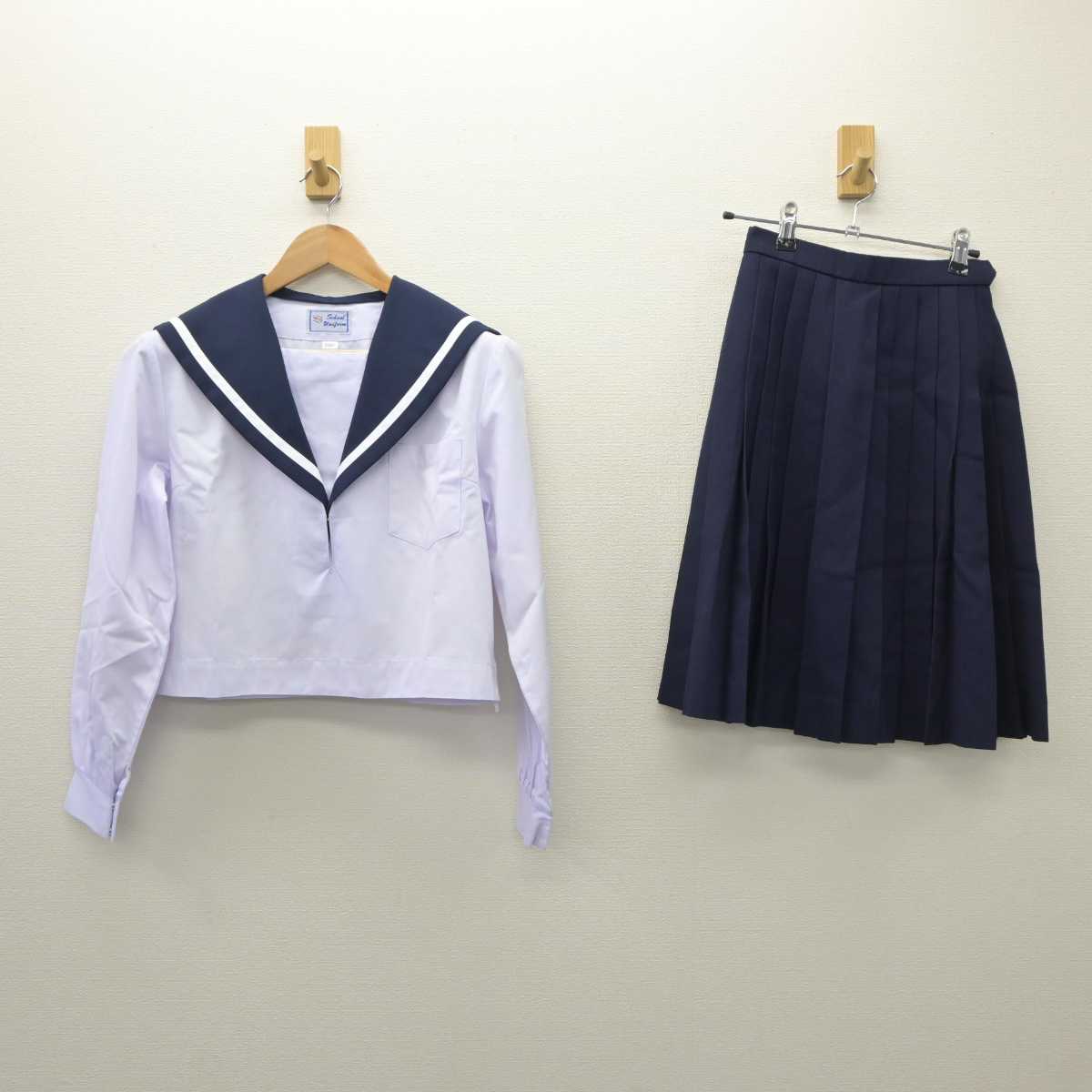 【中古】愛知県 刈谷北高等学校 女子制服 2点 (セーラー服・スカート) sf035729