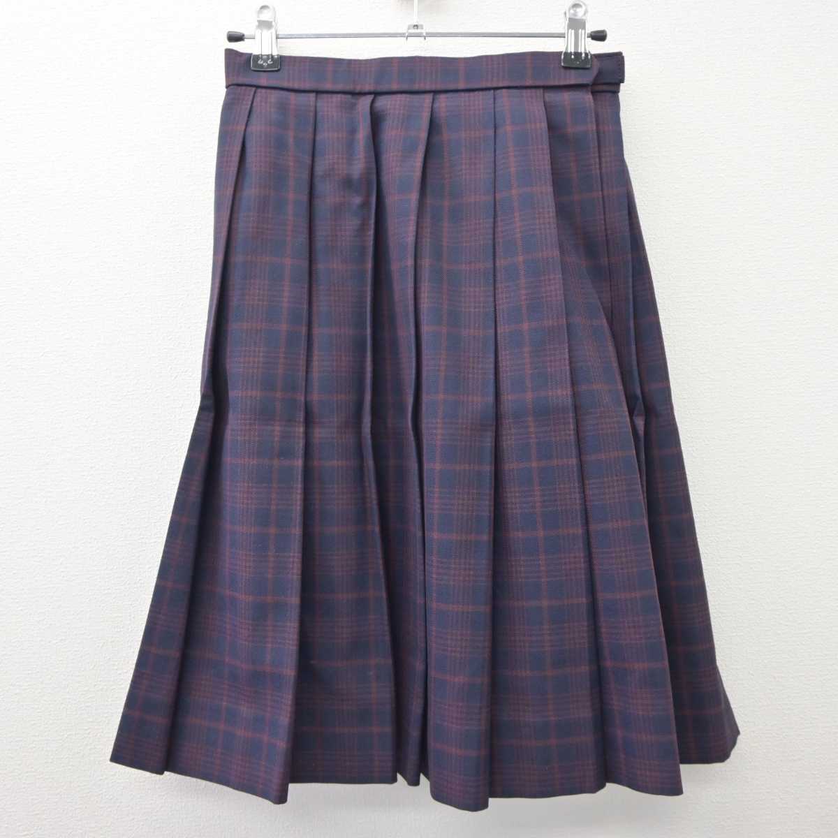 【中古】石川県 小松明峰高等学校 女子制服 3点 (シャツ・スカート) sf035740