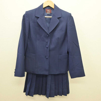 【中古】千葉県 県立千葉高等学校 女子制服 3点 (ブレザー・ベスト・スカート) sf035750