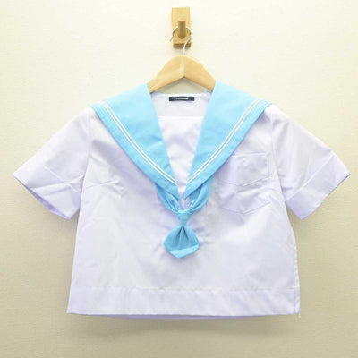 【中古】大阪府 夕陽丘高等学校 女子制服 3点 (セーラー服・スカート) sf035755