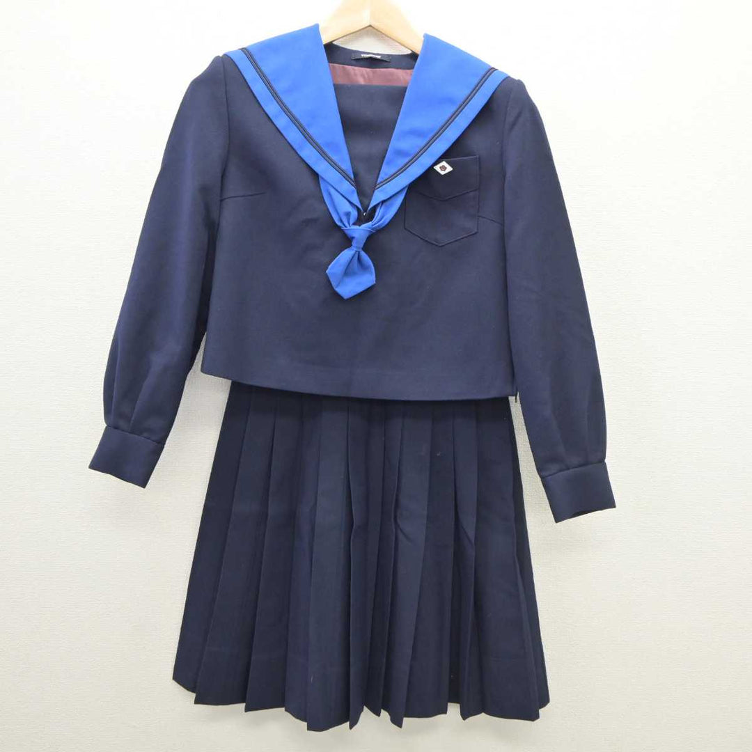 【中古】大阪府 夕陽丘高等学校 女子制服 3点 (セーラー服・スカート) sf035756 | 中古制服通販パレイド