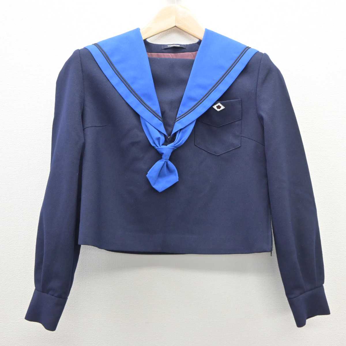 中古】大阪府 夕陽丘高等学校 女子制服 3点 (セーラー服・スカート) sf035756 | 中古制服通販パレイド