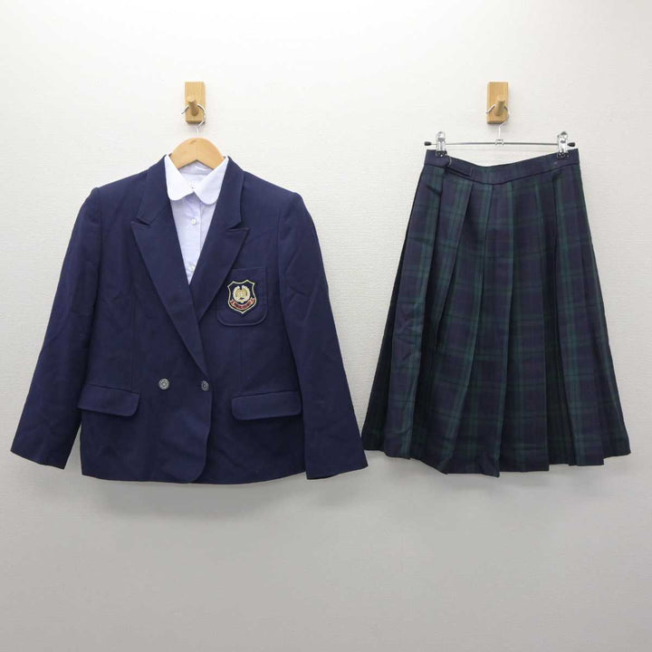 【中古】宮城県 長町中学校 女子制服 3点 (ブレザー・シャツ・スカート) sf035764