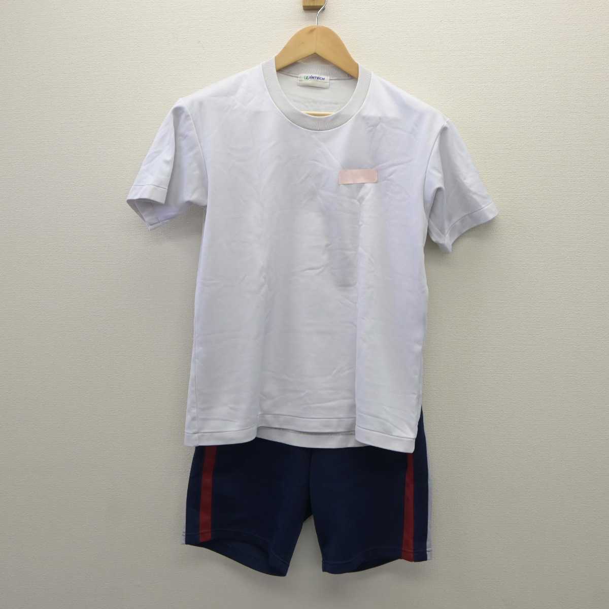 【中古】宮城県 長町中学校 女子制服 2点 (体操服 上・体操服 下) sf035767