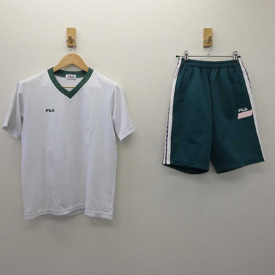 【中古】神奈川県 高津高等学校 女子制服 2点 (体操服 上・体操服 下) sf035772