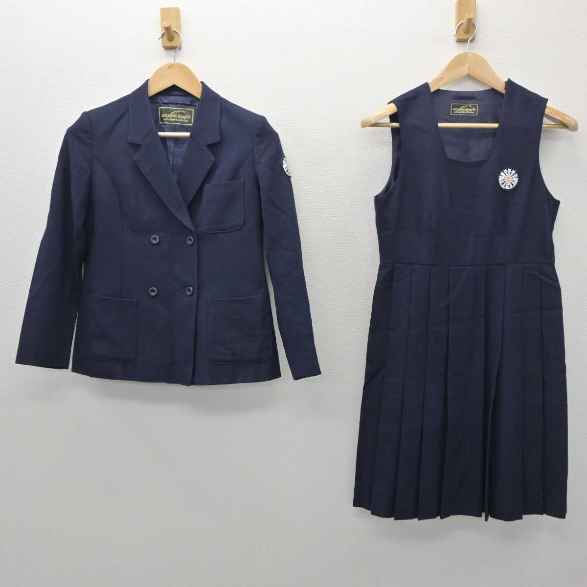 【中古】千葉県 日出学園小学校 女子制服 2点 (ブレザー・ジャンパースカート) sf035777