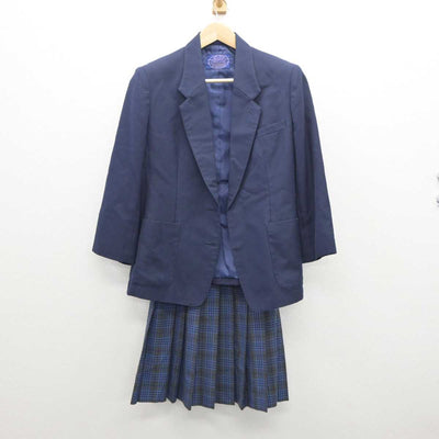 【中古】静岡県 初倉中学 女子制服 3点 (ブレザー・スカート・スカート) sf035784