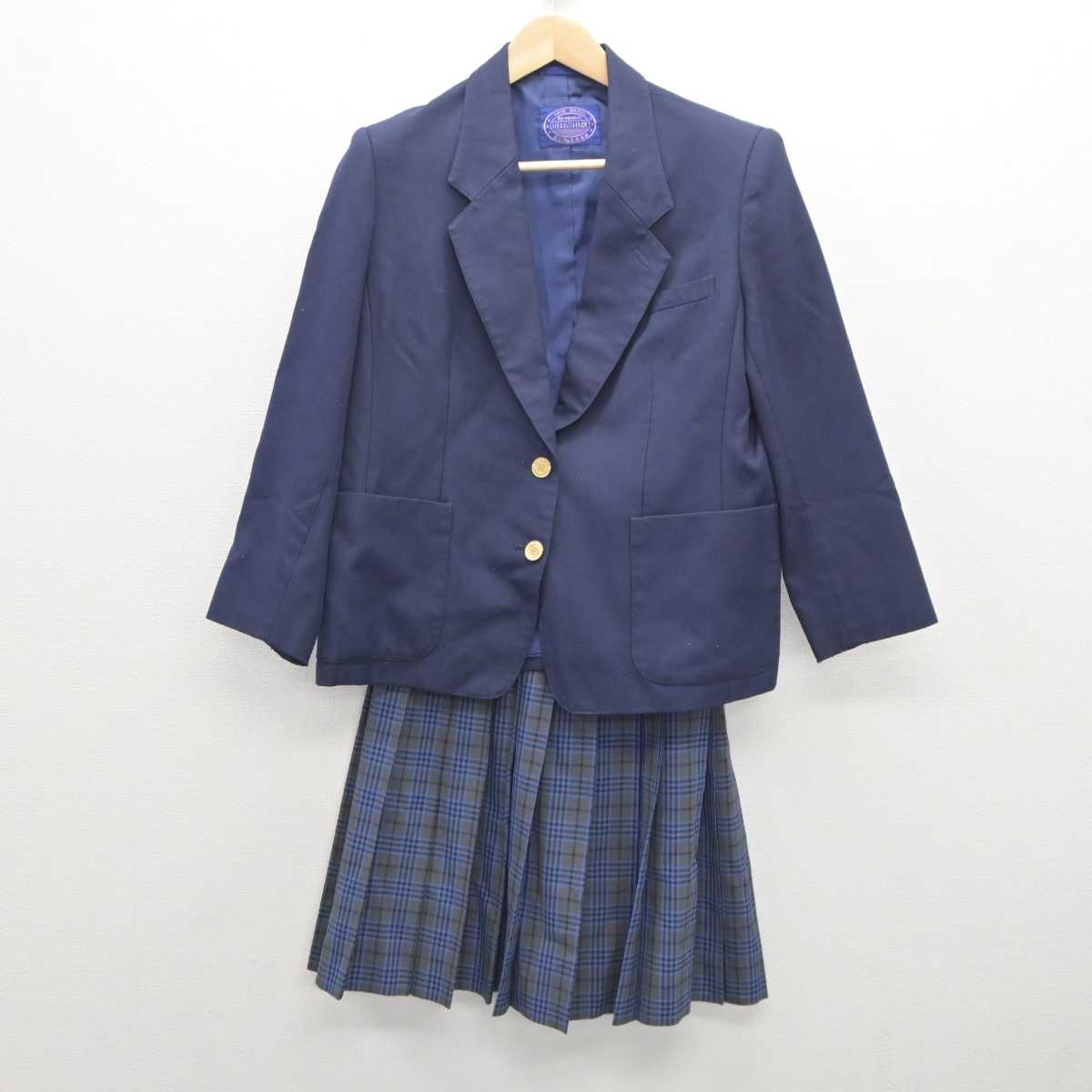 【中古】静岡県 初倉中学校 女子制服 3点 (ブレザー・スカート・スカート) sf035785