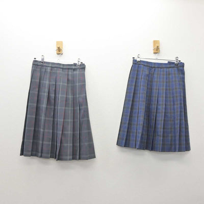 【中古】静岡県 初倉中学校 女子制服 3点 (ブレザー・スカート・スカート) sf035785