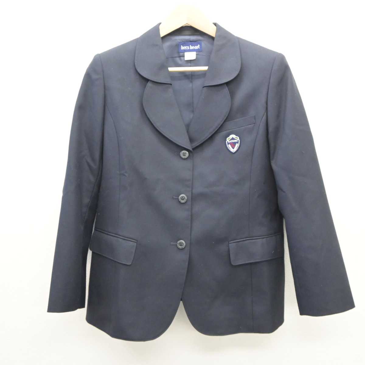 【中古】京都府 桂高等学校 女子制服 2点 (ブレザー・スカート) sf035804