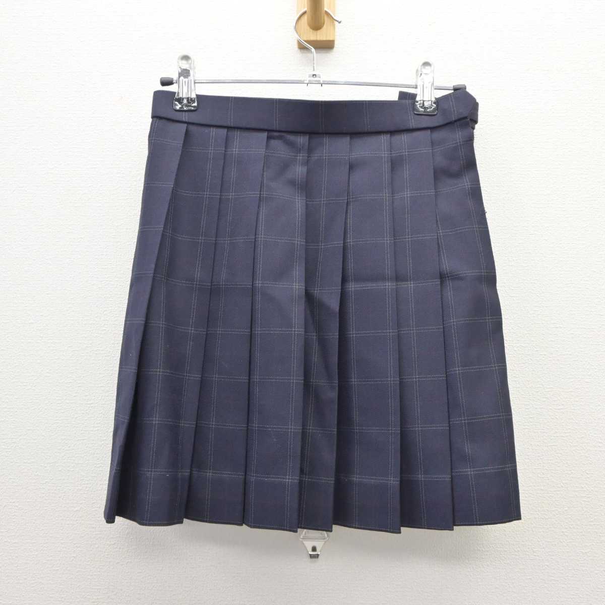 【中古】京都府 桂高等学校 女子制服 4点 (ブレザー・シャツ・スカート) sf035805