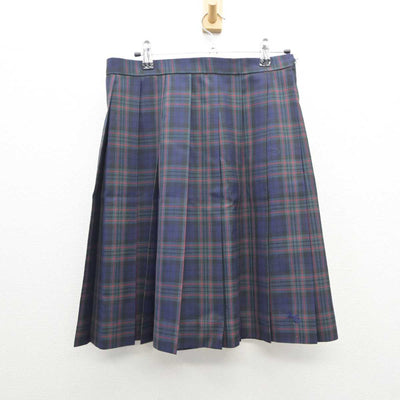 【中古】愛知県 安城学園高等学校 女子制服 2点 (ニット・スカート) sf035807