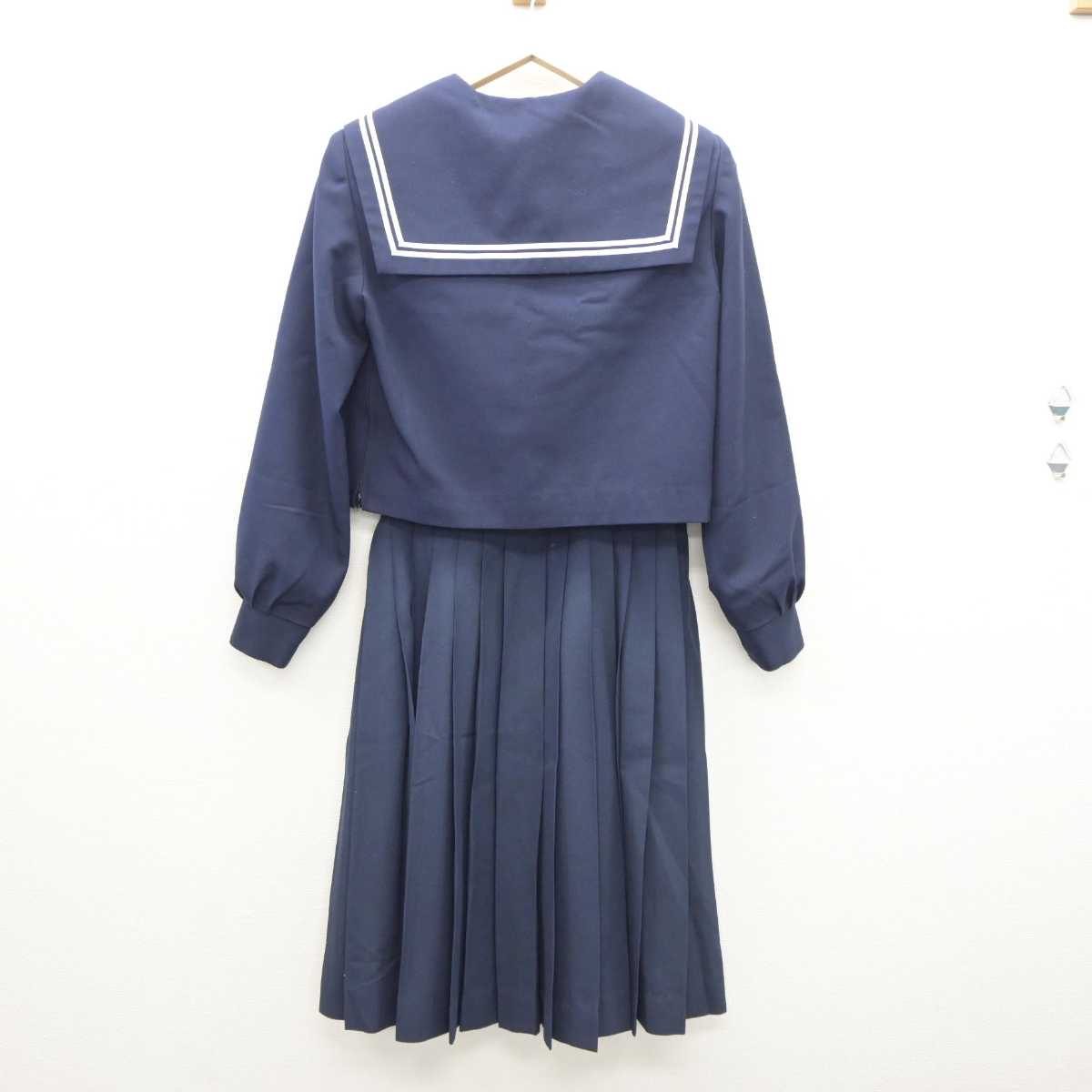 【中古】愛知県 刈谷東中学校 女子制服 3点 (セーラー服・スカート) sf035813