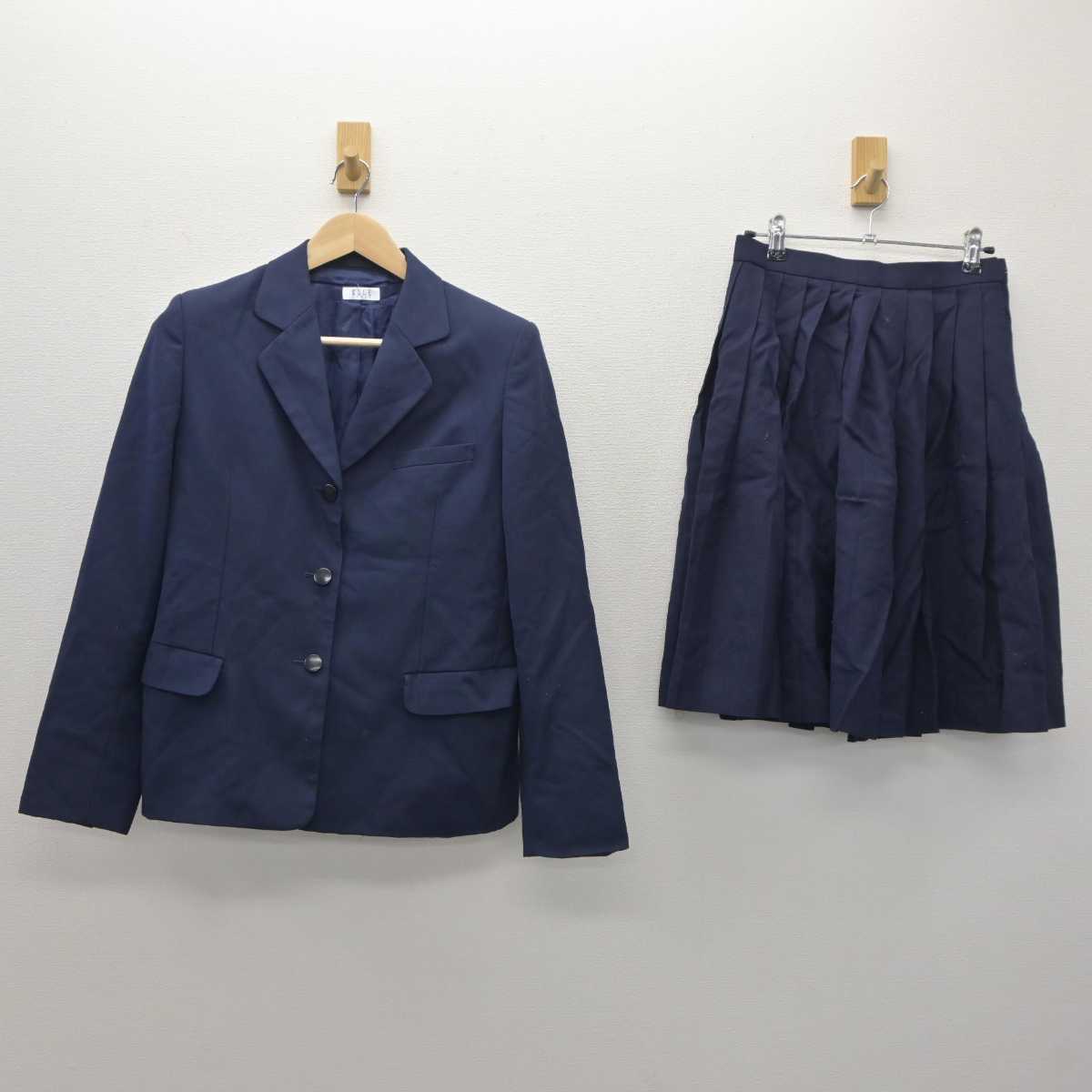 【中古】神奈川県 伊勢原高等学校 女子制服 4点 (ブレザー・スカート・スカート) sf035816