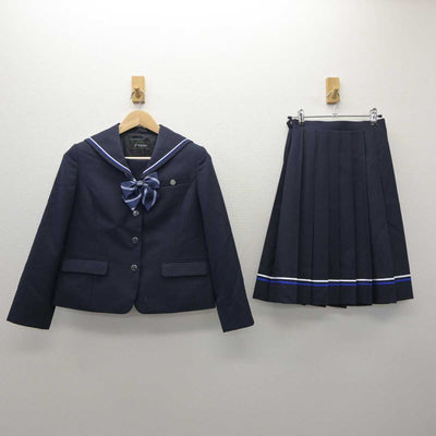 【中古】千葉県 高洲中学校 女子制服 3点 (セーラー服・スカート) sf035824