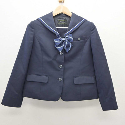 【中古】千葉県 高洲中学校 女子制服 3点 (セーラー服・スカート) sf035824