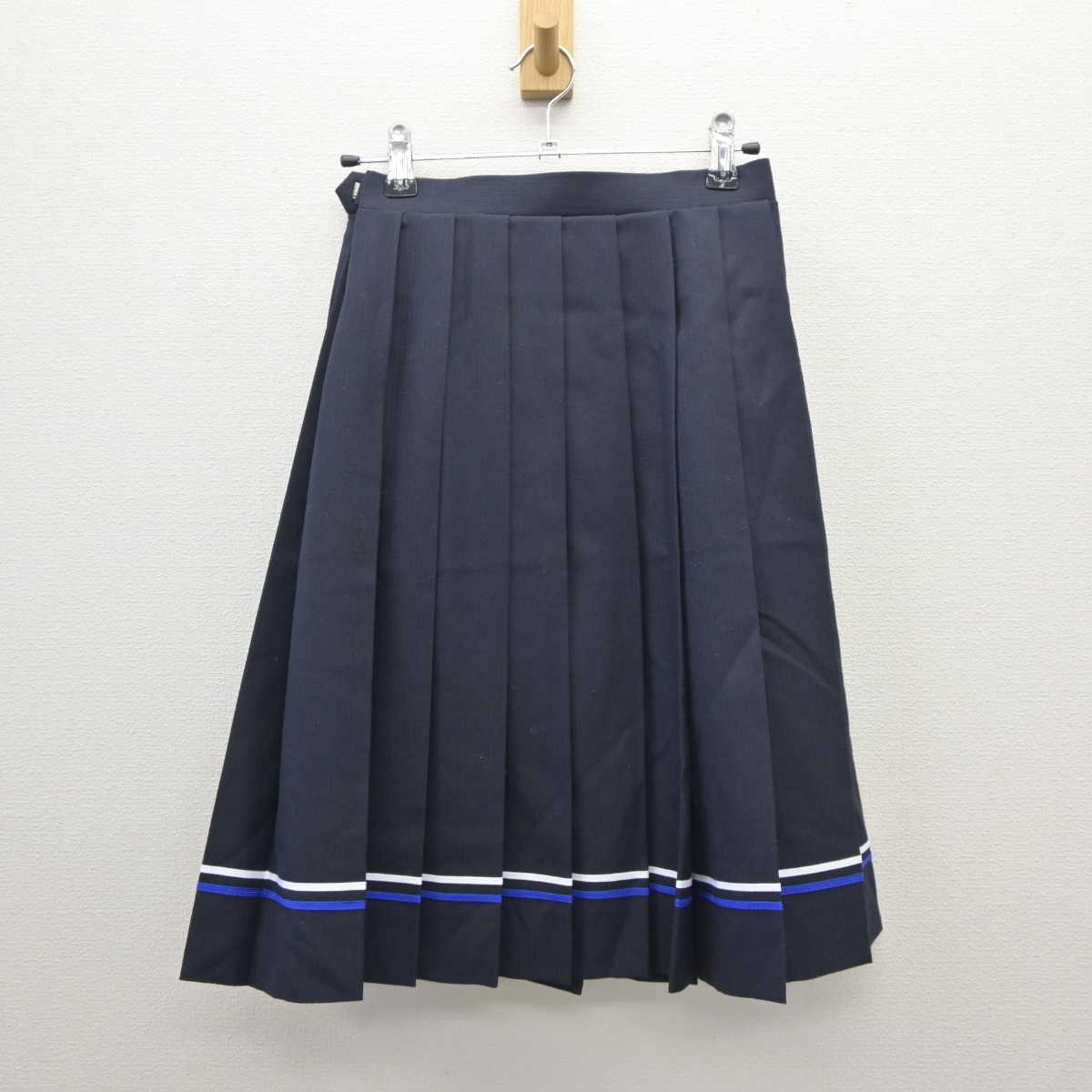 【中古】千葉県 高洲中学校 女子制服 3点 (セーラー服・スカート) sf035824